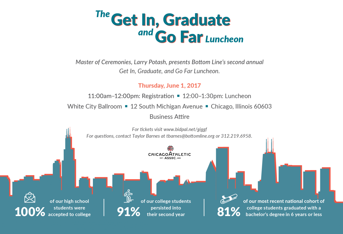 Get In, Graduate, Go Far Luncheon-Chicago June 2017 Details