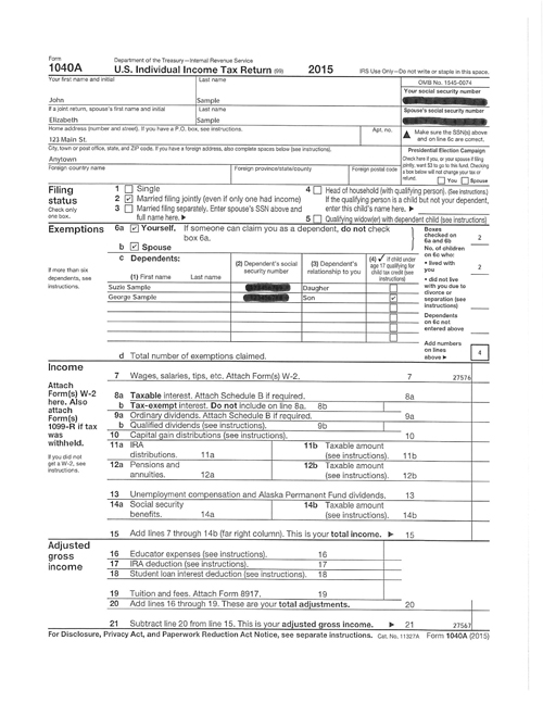 Tax Form Block Out